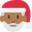 Santa Claus, medium-dark skin tone